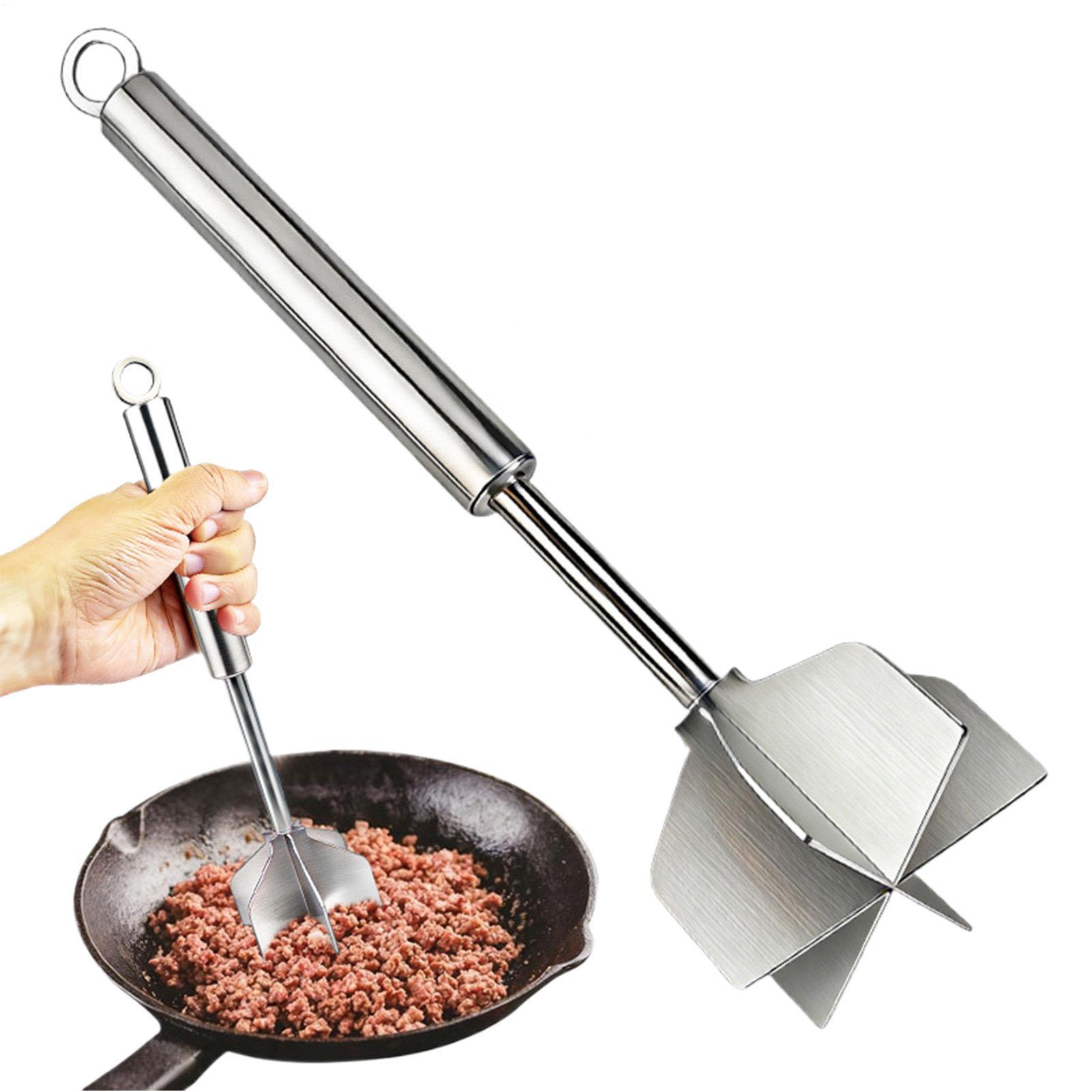 Meal Prep With Ground Beef - Meat Chopper for Ground Beef Stainless