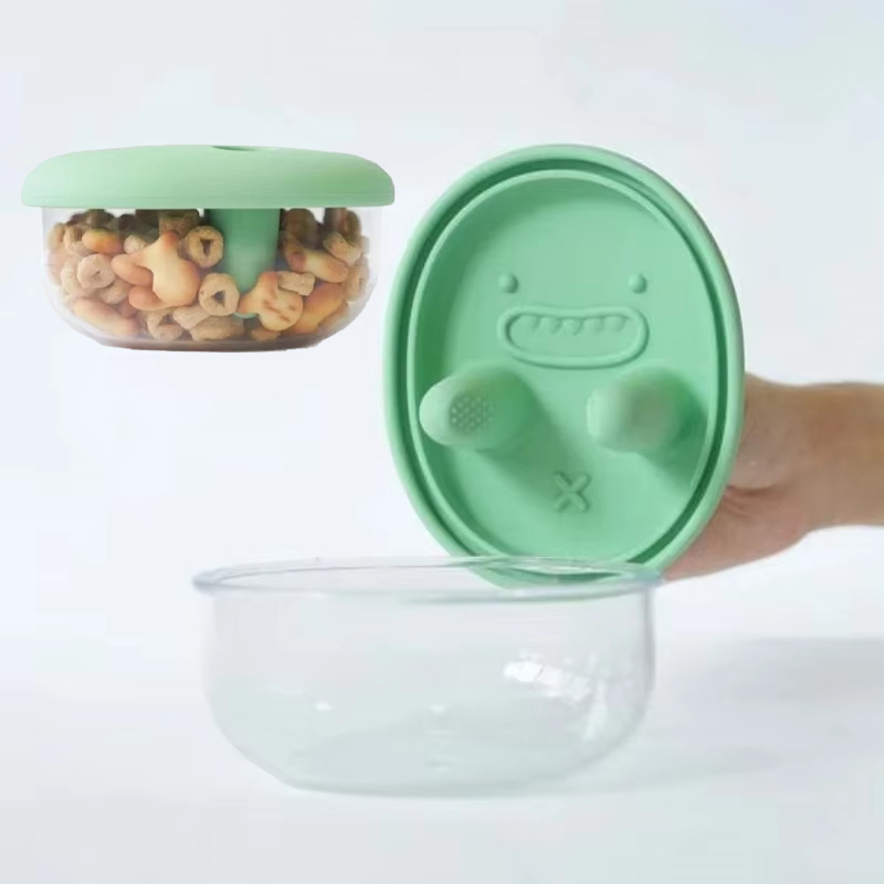 Salad Container Jar - Keep Hands Clean Lunch Box With