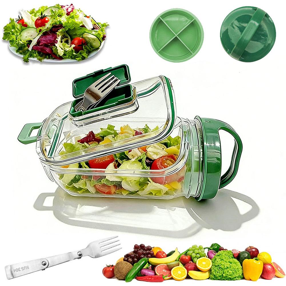 Portable Salad Container Jar w - Meal Prep For Office review and price