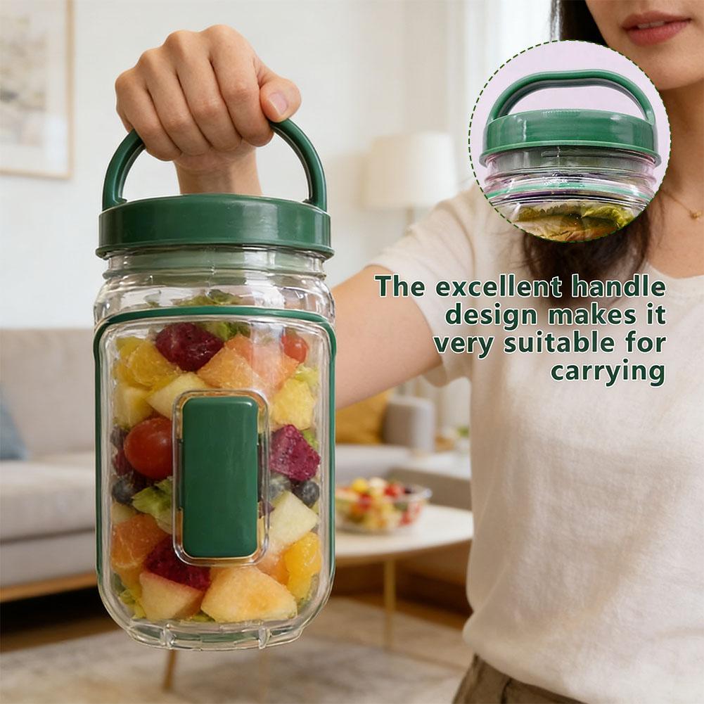 Portable Salad Container Jar w - Meal Prep For Office review and price