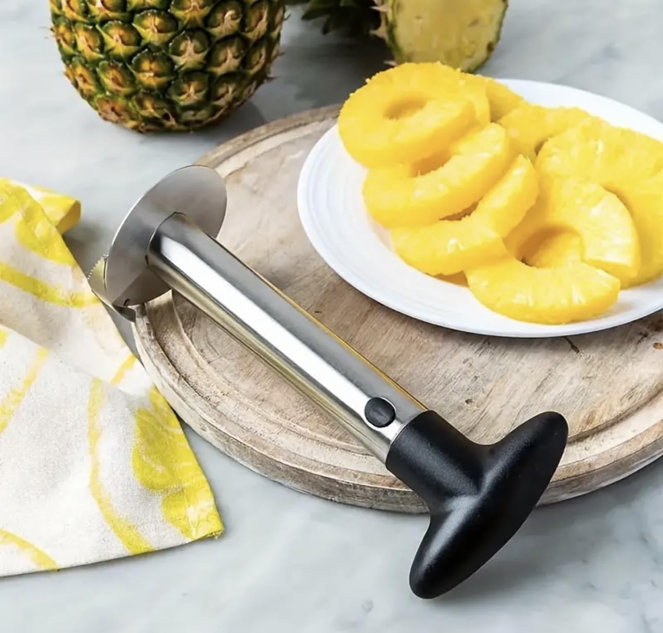 Heavy Duty Pineapple Cutter An - Pineapple Corer Slicer review and price