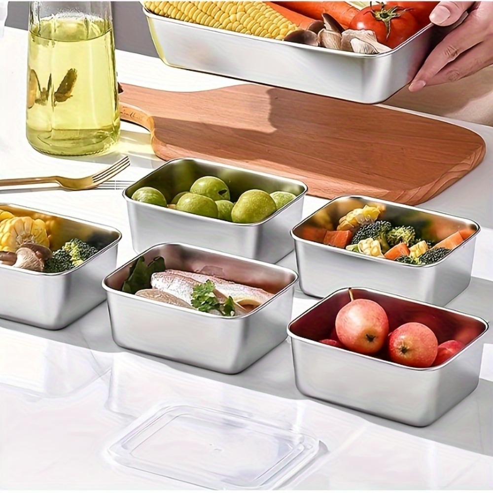 5pc Stainless Steel Food Stora - Meal Prep For Office review and price