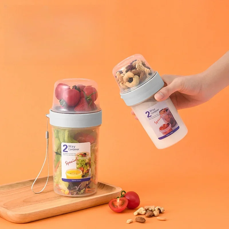Breakfast Oatmeal Cereal Nut Y - Salad Container Jar review and price