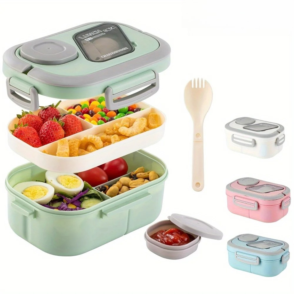 Bento Lunch Box Salad Containe - Salad Container Jar review and price