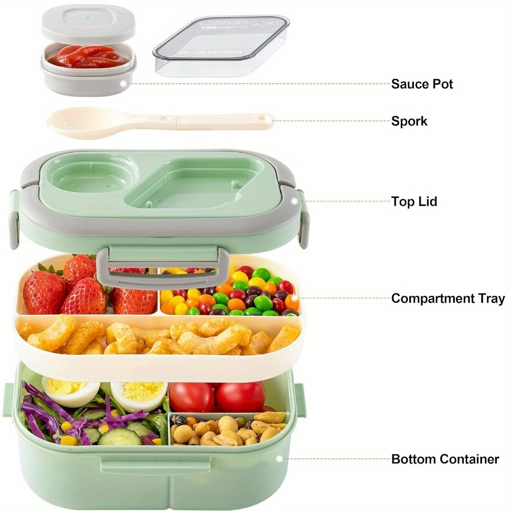 Bento Lunch Box Salad Containe - Salad Container Jar review and price