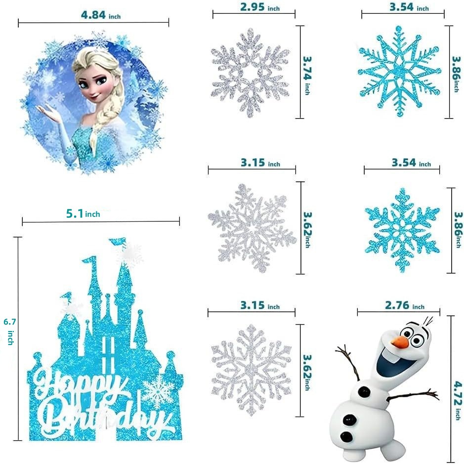 Frozen Elsa Princess Cake Topp - Meal Prep Frozen review and price