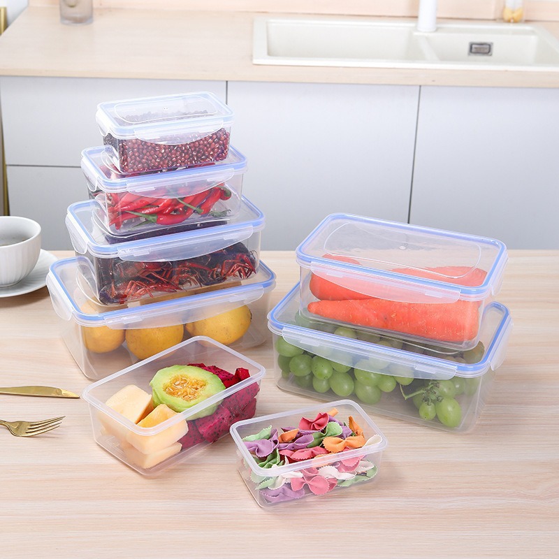 Rectangular Airtight Plastic L - Meal Prep For Office review and price