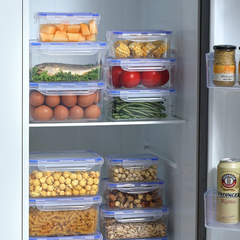 Rectangular Airtight Plastic L - Meal Prep For Office review and price