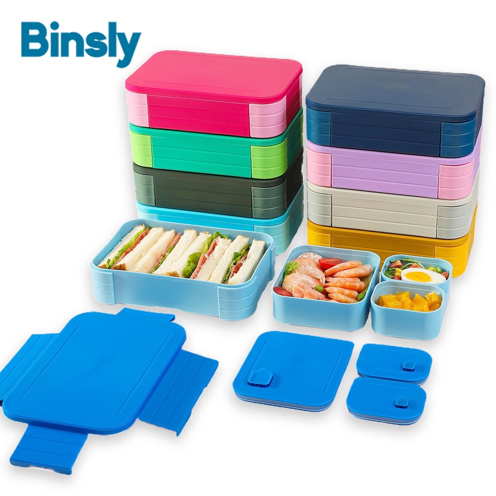 Modern Bento Lunch Box 4 Compa - Meal Prep For Office review and price