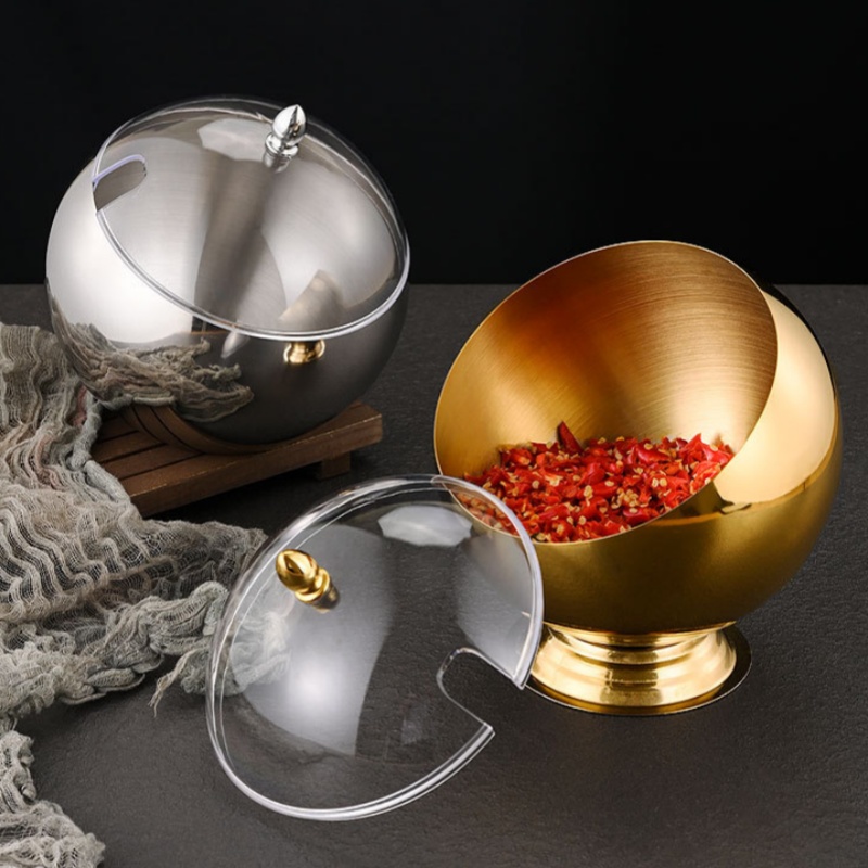 Stainless Steel Oblique mouthe - Salad Container Jar review and price