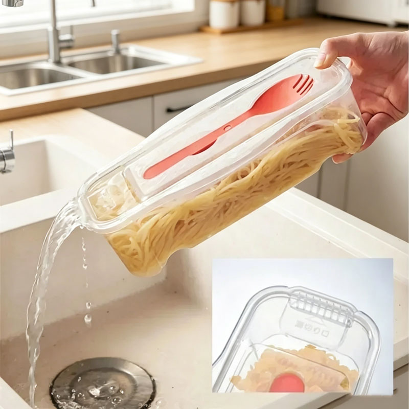 1300ML Microwave Noodle Cooker - Salad Container Jar review and price