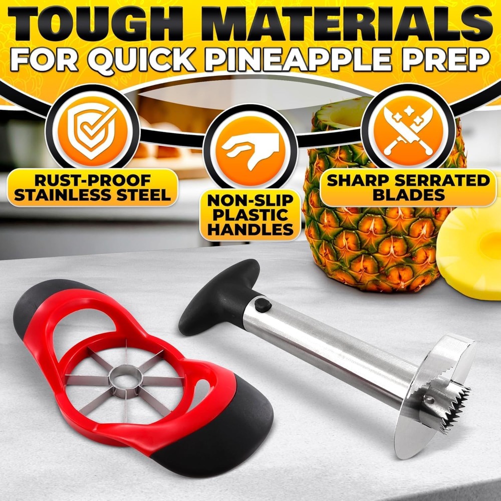 Stainless Steel Pineapple Core - Pineapple Corer Slicer review and price