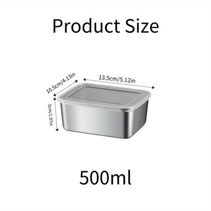 5pc Stainless Steel Food Stora - Meal Prep For Office review and price