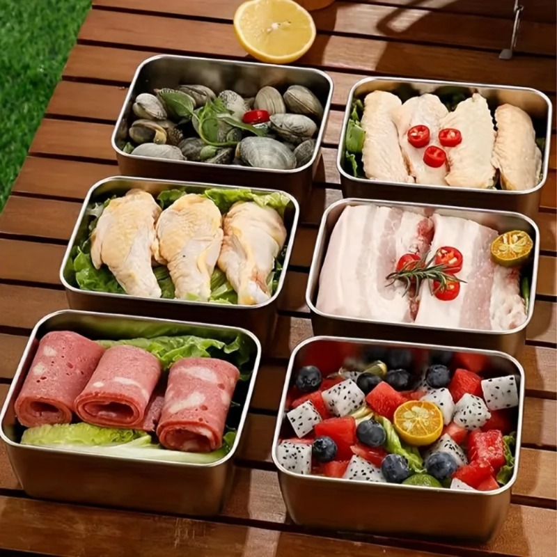 5pc Stainless Steel Food Stora - Meal Prep For Office review and price