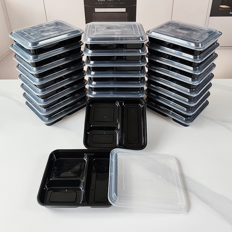 3-Compartment 34 Oz/1000 Ml, 1 - Meal Prep For Office review and price